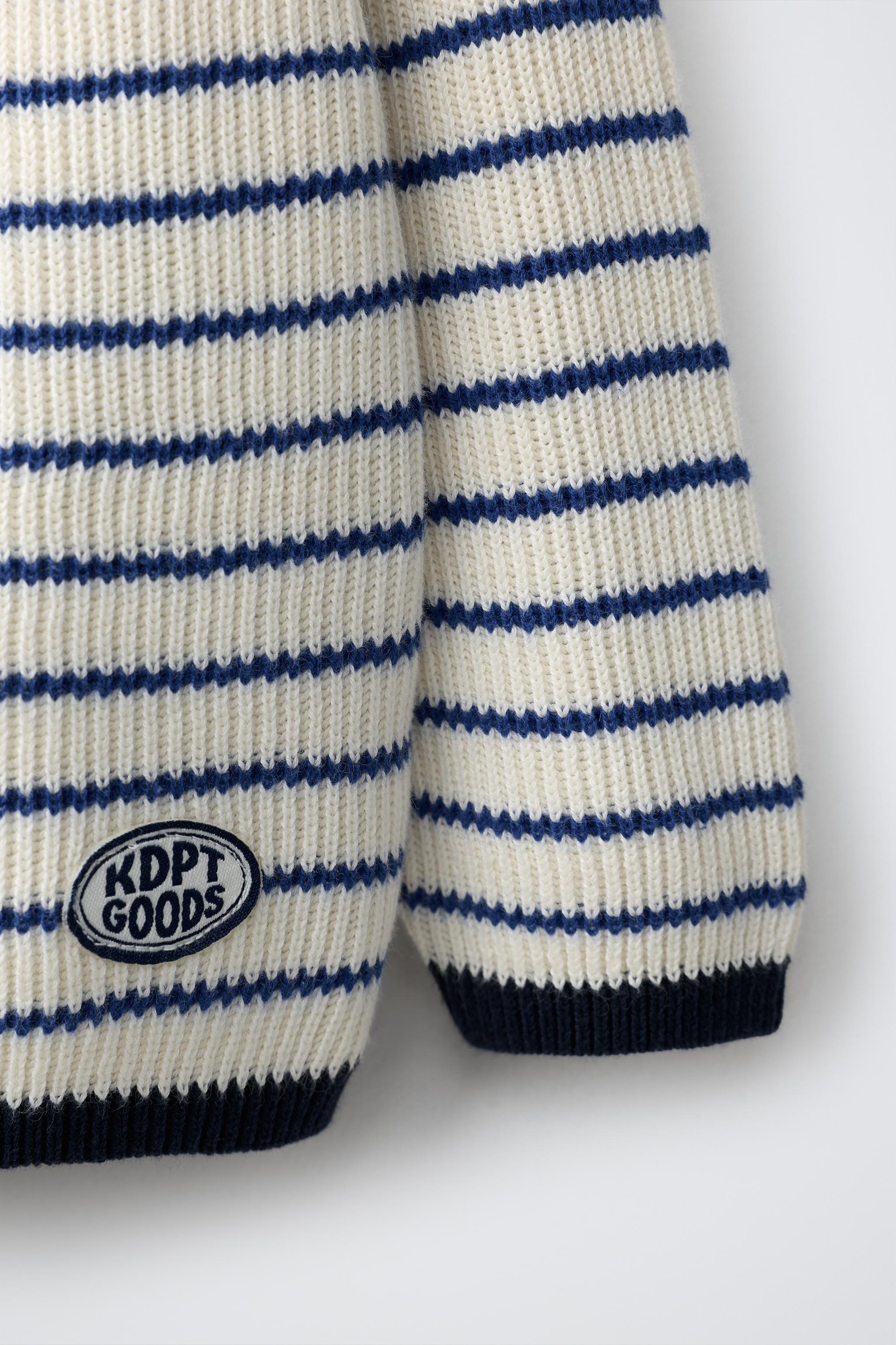 STRIPED KNIT JUMPER